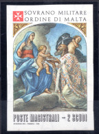 SMOM - Natale '78 N. 155 "La Vergine" Non Dentellato MNH - Malta (Orden Von)