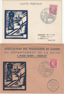 Guerre, Carte Et Enveloppe Exposition Prisonnier Stalag 15 Et 19/2/46. Collection BERCK. - Covers & Documents