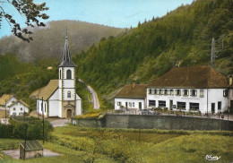 67 - Grandfontaine : Eglise - Mairie Et Ecole - CPM Dentelée écrite - Autres & Non Classés