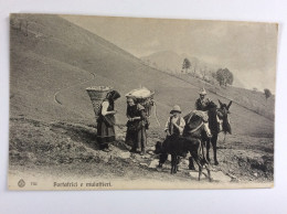Italie : Portatrici E Mulattieri - 1908 - Paysans