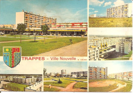 TRAPPES (78) Ville Nouvelle - Carte Multivues - Blason  CPSM GF - Trappes