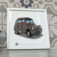 2cv Azam 1966 Gris Etna Poster Citroen 2cv Affiche - Toerisme