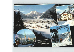 72399047 Mayrhofen Zillertal Kirche Tristner Dorfplatz Hotel Kramer Horberglift  - Autres & Non Classés