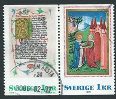 Suede, Schweden, Svezia, Sverige 1976; Christmas, Vergine Maria Incontra Elisabetta; Coppia Unita,used. - Used Stamps