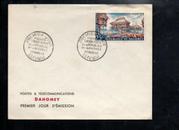 DAHOMEY FDC 1960 PREMIER TP DE LA REPUBLIQUE - Benin – Dahomey (1960-...)