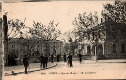 N°3841 W -cpa Nîmes -quartier Bruyère -38è D'Artillerie- - Barracks