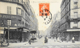 CPA - PARIS - N° E.V. 636 - Rue D'Aubervilliers - (XIXe Arrt.) - 1908 - TBE - Distrito: 19