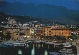 72398819 Malcesine Lago Di Garda Il Porto Di Notte Malcesine - Andere & Zonder Classificatie