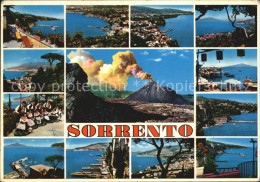 72398797 Sorrento Campania Total Und Teilansichten Vulkanausbruch Trachtengruppe - Andere & Zonder Classificatie