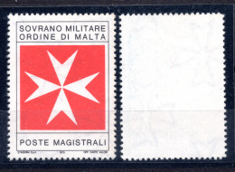 SMOM Segnatasse Croce Di Malta Varietà - Malta (Orde Van)