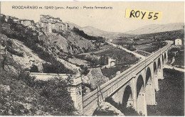 Abruzzo-l'aquila-roccaraso Ponte Ferroviario Veduta Anni 20 30 (formato Piccolo) - Andere & Zonder Classificatie