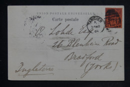 MAROC ANGLAIS - Carte Postale De Tanger Pour Bradford En 1904  - L 152808 - Uffici In Marocco / Tangeri (…-1958)