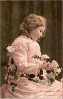 Carte -  Enfants  , Fleurs       AQ867  A M B - Scènes & Paysages