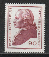Bund Michel 806 Immanuel Kant ** - Unused Stamps