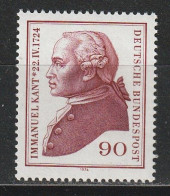 Bund Michel 806 Immanuel Kant ** - Neufs