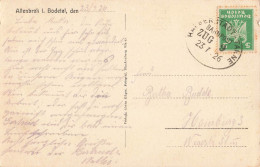 Bahnpost (Ambulant; R.P.O./T.P.O.) Halberstadt-Tanne (ZA2685) - Lettres & Documents