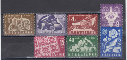 Bulgaria 1951 - Economy, Mi-Nr. 786/92, MNH** - Unused Stamps
