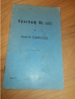 Altes Sparbuch Klein Rhüden / Seesen , 1908 - 1919 , Lisbeth Drechsler In Klein Rhüden / Seesen , Sparkasse , Bank !! - Historical Documents