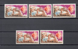 HAUTE VOLTA  PA  N° 21  CINQ EXEMPLAIRES   NEUF SANS CHARNIERE  COTE  6.50€     METEOROLOGIE - Haute-Volta (1958-1984)