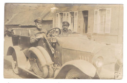 CPA - Véhicule Et Chauffeur Officier Allemand - Guerre 1914-18