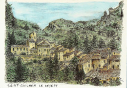 *CPM - 34 - SAINT GUILHEM LE DÉSERT - Vue Générale - Autres & Non Classés