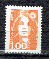 1 F Orange Type Marianne Du Bicentenaire - Ungebraucht