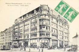 CPA - PARIS - Palais D'Ameublement Ch. KLEIN 28 , Rue De Flandre - (XIXe Arrt.) - 1913 - TBE - Distretto: 19