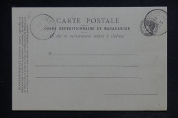 MADAGASCAR - Carte De Correspondance Du Corps Expéditionnaire De Madagascar Avec Oblitération De 1895 - L 152813 - Covers & Documents