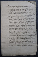 1609  DOKUMENT  4 GESCHREVEN BLADZIJDEN    ZIE AFBEELDINGEN - Documentos Históricos