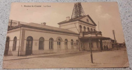 CPA - BRAINE-LE-COMTE - La Gare - Années 20' - Sans Son Horloge Frontale - Vierge - Divisée - Braine-le-Comte