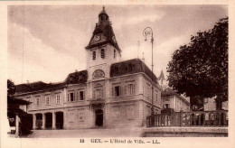 N°3850 W -cpa Gex -l'hôtel De Ville- - Gex