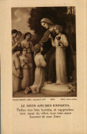 Images Pieuses Ou Religieuses Souvenir De Communion Solennelle à AUBERIVE En 1944 - Devotion Images