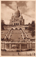 - PARIS. - Basilique Du SACRE-COEUR De MONTMARTRE (1876-1910) Et Les Jardins - Scan Verso - - Sacré-Coeur