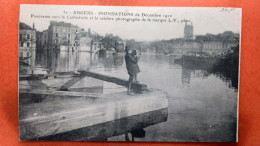 CPA (49) Angers. Inondations De Décembre 1910.Panorama. Le Célèbre Photographe De La Marque L.V.   (8A.861) - Angers