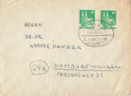 Bahnpost (Ambulant; R.P.O./T.P.O.) Ulm-Crailsheim (ZA2695) - Cartas & Documentos