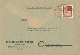 Bahnpost (Ambulant; R.P.O./T.P.O.) Braunschweig-Uelzen (Bez.Han) (ZA2698) - Lettres & Documents