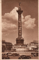 - PARIS. - Place De La Bastille Et Colonne De Juillet (1831-1840) - Scan Verso - - Markten, Pleinen