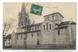 Aoste (38) : L'église En 1905 PF - Other & Unclassified