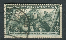 REGNO 1932 DECENNALE MARCIA SU ROMA 2,75 ANNULLATA - Used