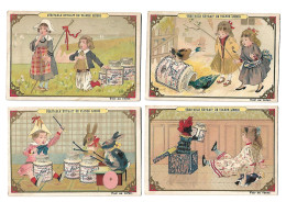 S 196, Liebig 6 Cards, Scenes Enfantines 1° (ref B2) - Liebig