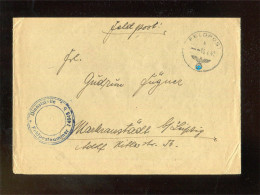 "DEUTSCHES REICH" 1942, Feldpostbrief Mit K1 "FELDPOST" Und Int. Dienststellenstempel (B2117) - Feldpost 2e Guerre Mondiale