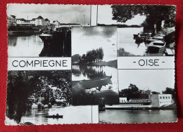 CPSM Grand Format - Compiègne -(Oise) - Bords De L'Oise - Compiegne