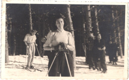 FR66 FONT ROMEU - Photo Ancienne Format Cpa - Skieurs - Animée - Belle - Other & Unclassified