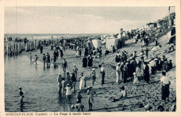 N°3859 W -cpa Mimizan -la Plage à Marée Haute- - Mimizan