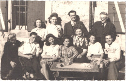 FR66 FONT ROMEU - Photo Ancienne Format Cpa - UNE FAMILLE Devant Le Chalet - Animée - Belle - Otros & Sin Clasificación