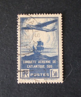 FRENCH FRANCE FRANCIA 1936 The 100th Crossing Of The Southern Atlantic - 1927-1959 Gebraucht