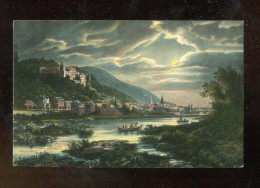 "HEIDELBERG" 1905, Color-Ansichtskarte Nach Dem Gemaelde Von G.M. Eckert (B2118) - Heidelberg