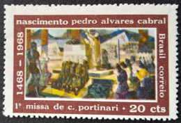 Bresil Brasil Brazil 1968 Pedro Alvares Cabral Yvert 858 (*) MNG As Issued - Unused Stamps