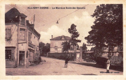 58 - Nievre - ALLIGNY COSNE - La Mairie Et L'école Des Garcons - Autres & Non Classés