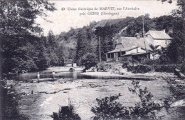 24 - Dordogne - Pres GENIS - Usine Electrique De Marvit Sur L'Auvézère - Autres & Non Classés